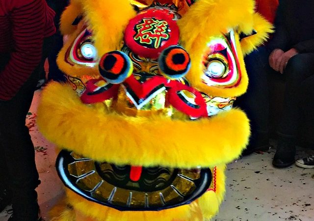 Chinese New Year 2016 Lion Dance in Hong Kong